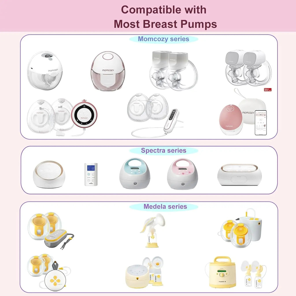 BornBL Silicone Flange Inserts Shield Nipple Tunnel Narrow Connector Feeding Essential Compatible With Most Breast Pumps