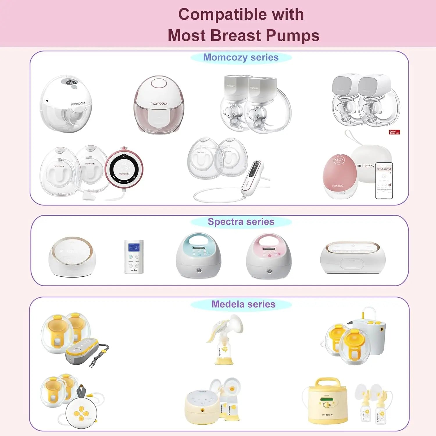 BornBL Silicone Flange Inserts Shield Nipple Tunnel Narrow Connector Feeding Essential Compatible With Most Breast Pumps