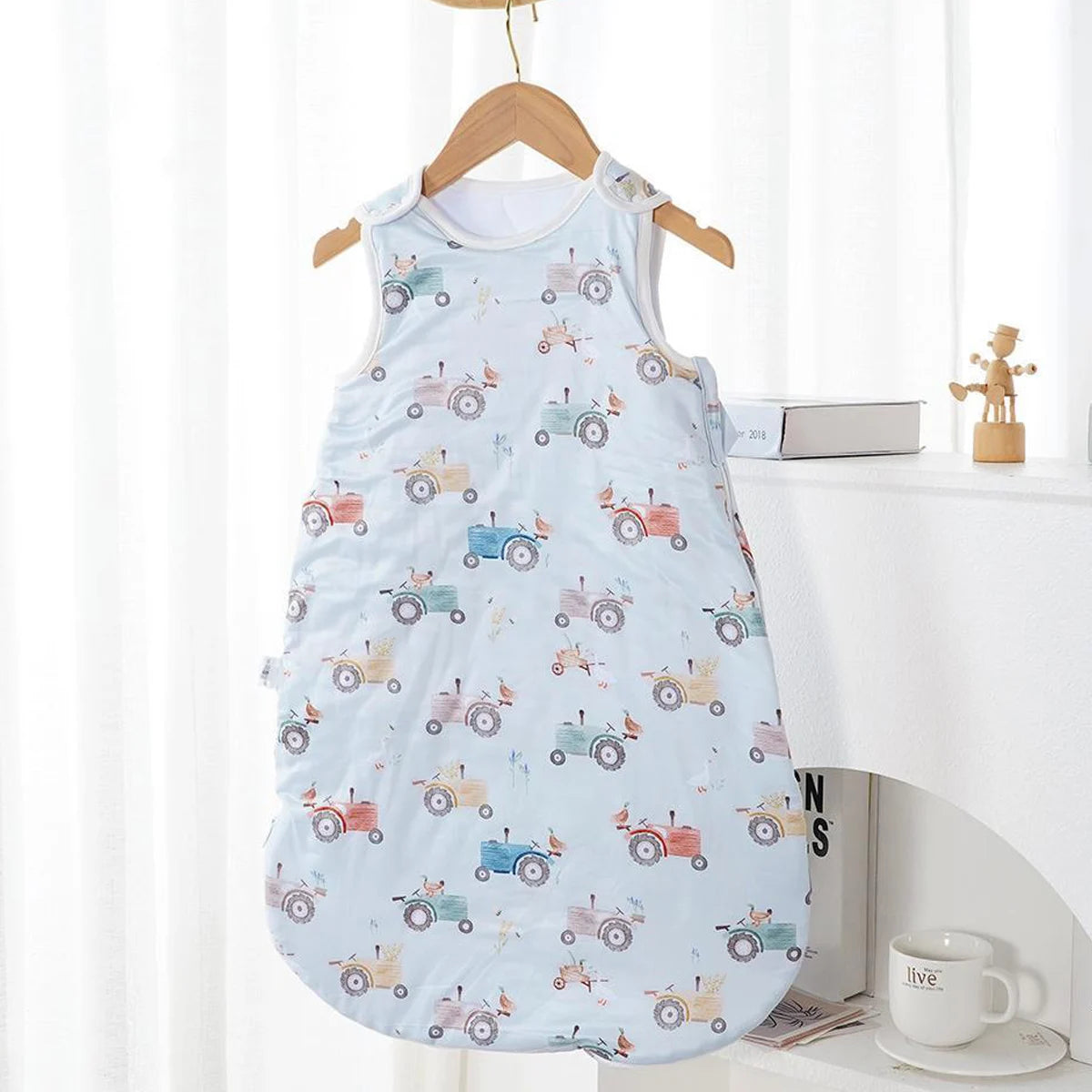 Elinfant Baby Sleeping Bag Sleeveless Design Keeps Baby Warm For Autumn Winter Cozy