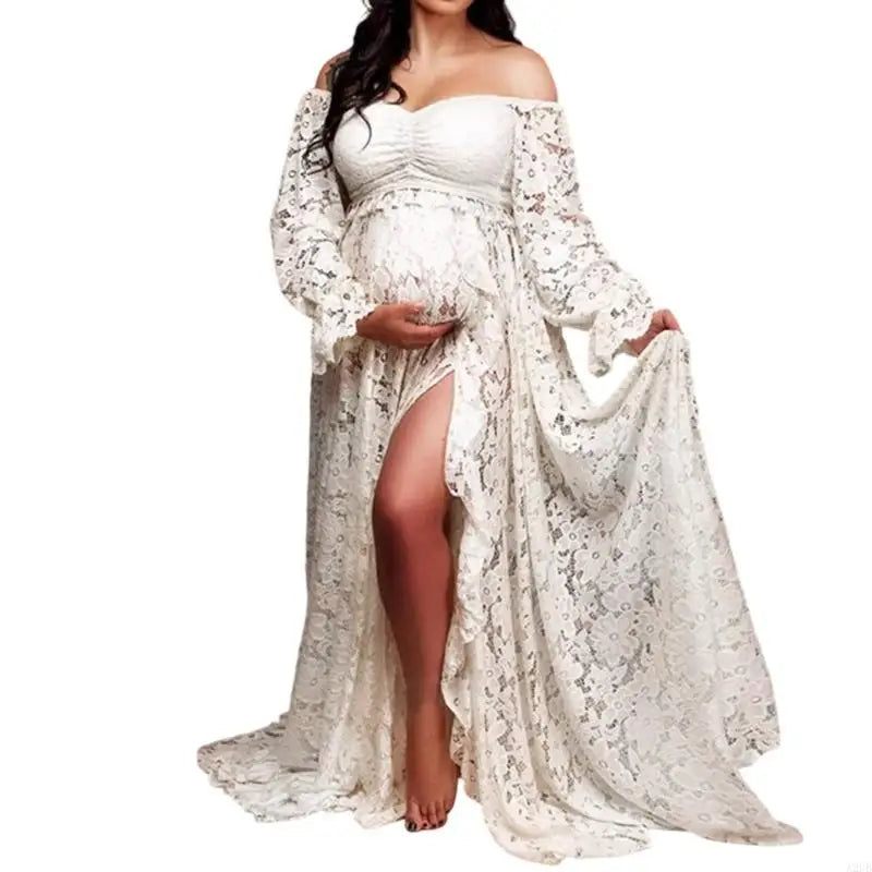 Maternity Photoshoot Dress Set for Pregnant Women