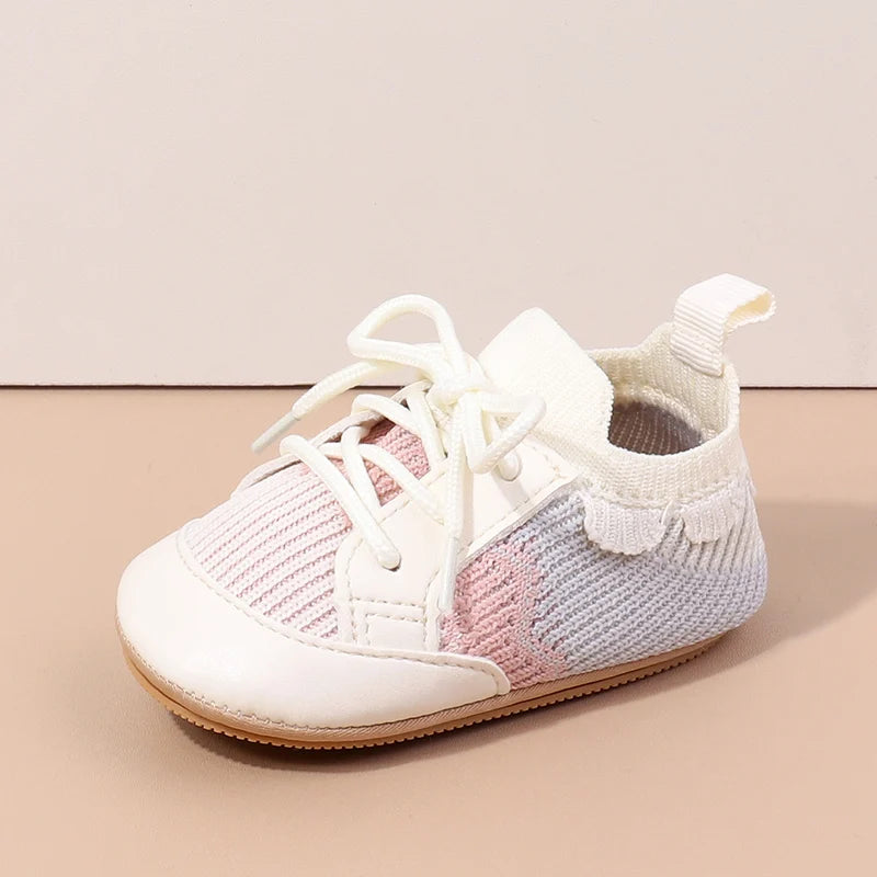 2025 Spring And Autumn 0-18M Baby Boys and Girls Pre-walking Indoor Outdoor Toddler Shoes Casual Sports Style With Soft Sole