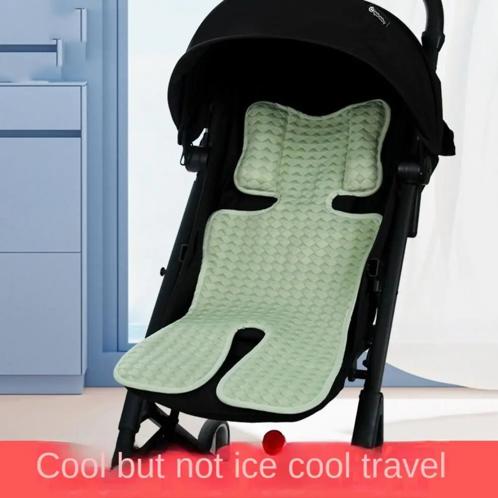 Comfortable Baby Stroller Cooling Seat Mat Soft Breathable Baby Stroller Cushion Solid Color Seat Liner Pushchair Car Mat