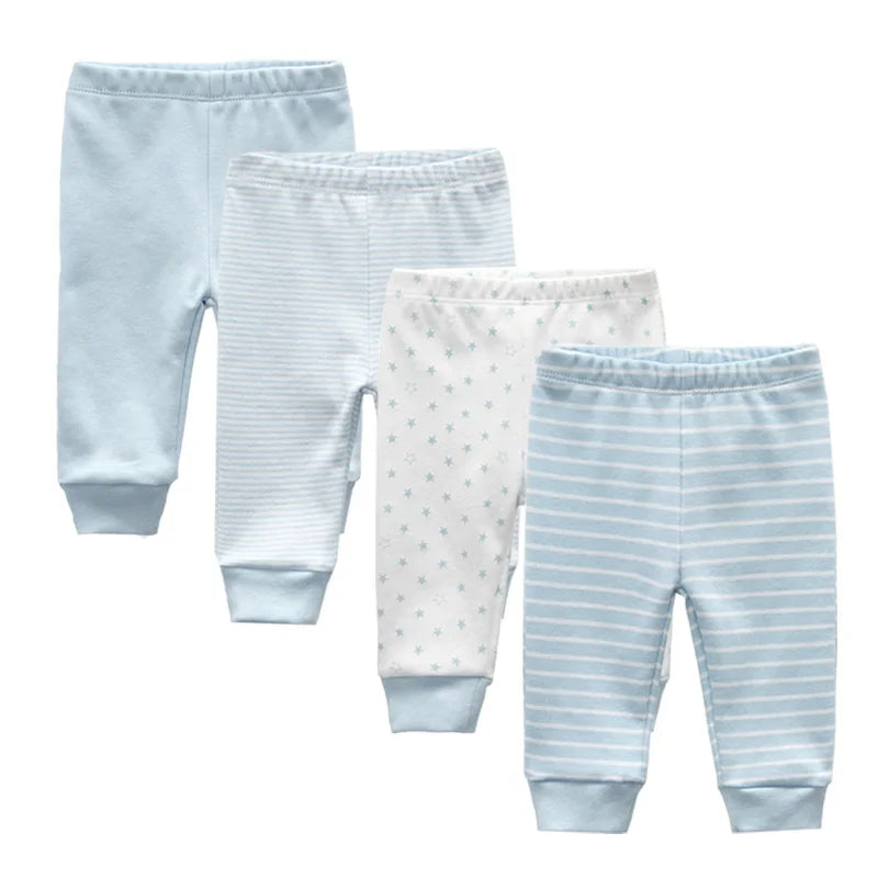 Four Seasons Unisex Newborn Baby Pants 100 Percent Cotton Soft Comfortable Everyday Wear Model Fs Nbp 001