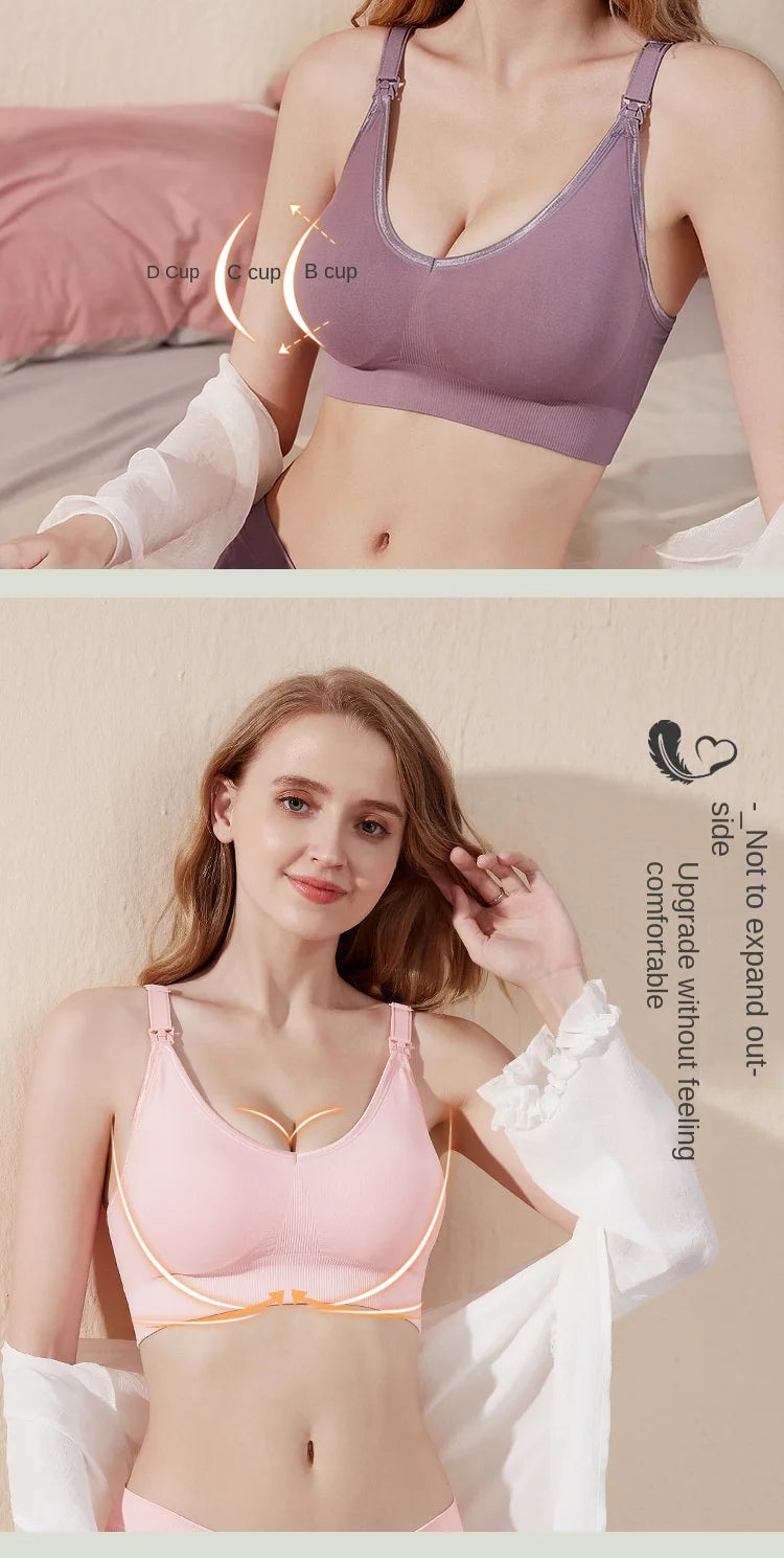 1pc Maternity Nursing Bras Solid Premama Breastfeeding Pregnant Women Pregnancy Underwear Breast Feeding Bra Clothing Lactancias