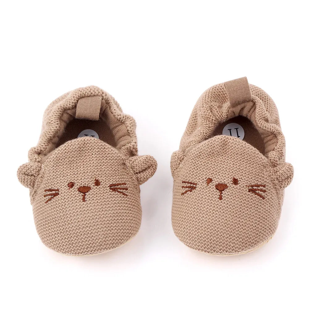2025 Hot Selling Baby Boys And Girls First Walking Indoor Outdoor Toddler Shoes With Cute Design And High Quality Cotton Sole