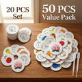 [20Pcs/50Pcs] Magic 3D Foam Explosion Art Paper Water Activated Expanding Drawing Board Kids DIY Craft Toy Puffy Texture Paintin