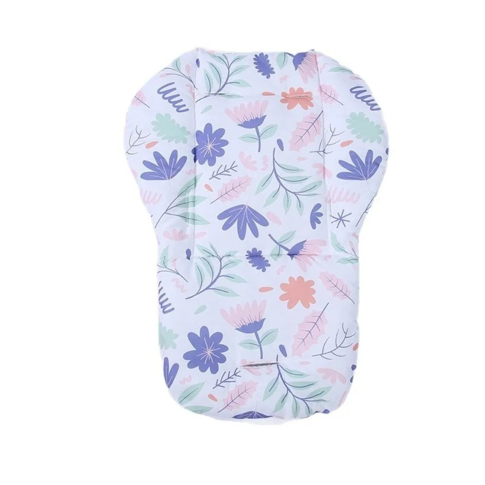 Cotton Material Baby Stroller Seat Cushion All Seasons Cartoon Pattern Dining Chair Cushions Comfortable Breathable