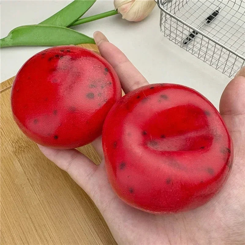 Kiwi Watermelon Ice Sand Ball Squishy Squeeze Fidget Toy Vaseline Stress Relief Noise ASMR Sensory Toy For ADHD Autistic Gift