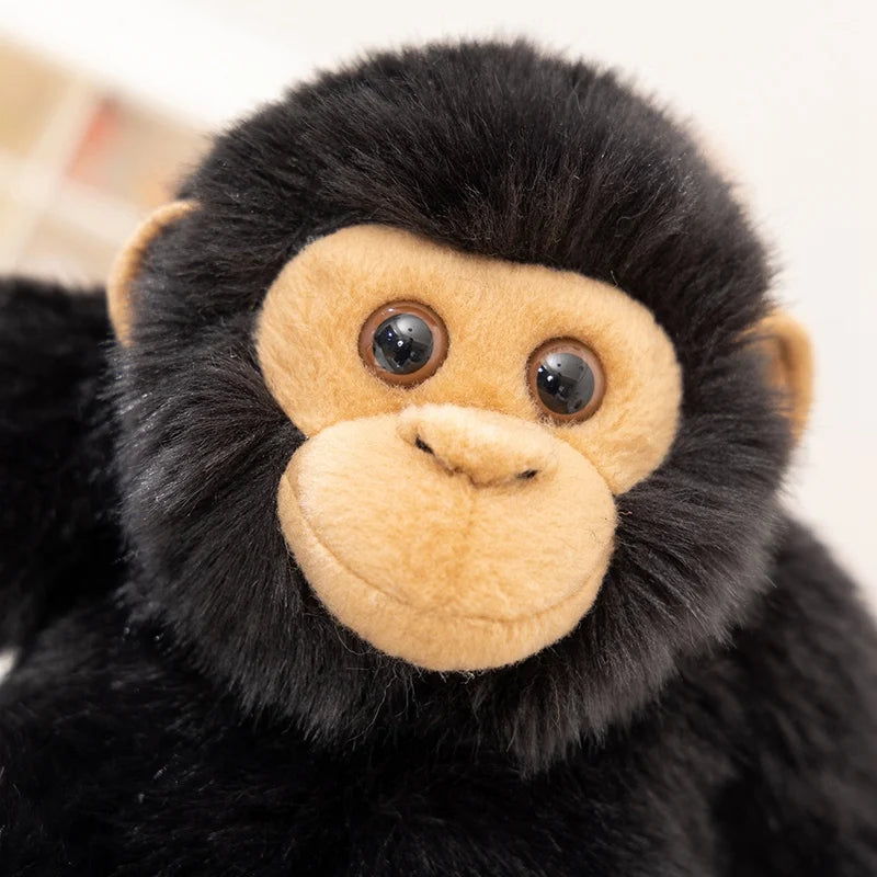 Nice Simulation Punch Gorilla Plush Doll Mother And Baby Long-arm Monkey Animal Stuffed Toy Home Decoration Gift For Children