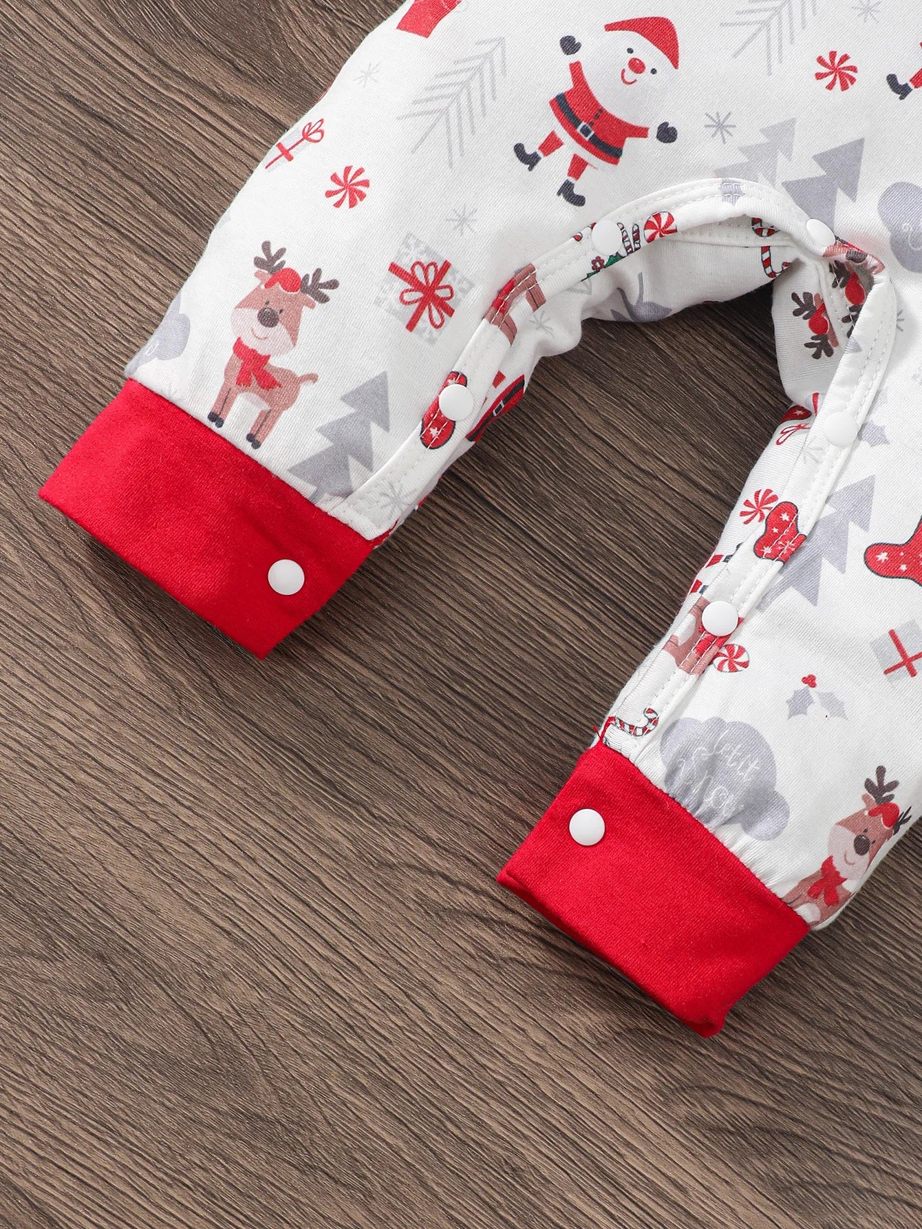 Newborn Baby Boy Christmas Costume Santa Claus Bow Jumpsuit+Hat 0-24 Months Baby Boy Festival Party Little Gentleman Jumpsuit