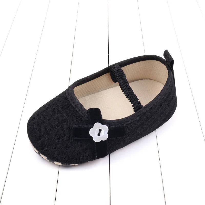 2025 Spring And Autumn Baby Girls First Walking Indoor Outdoor Toddler Shoes With Cute Design Soft And Comfortable Sole For 0-18