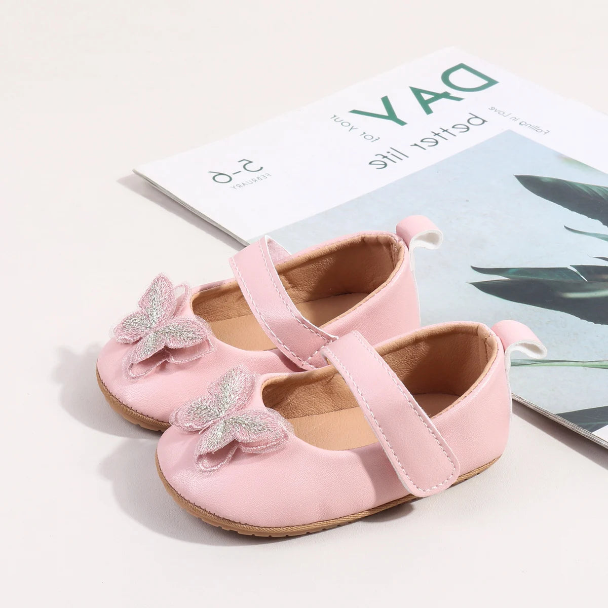 2025 Spring Autum Baby Girl Shoes Cute Bowknot High Quality PU and TPR Sole Anti-slip Toddler For 0-18M Prewalking Baby Shoes