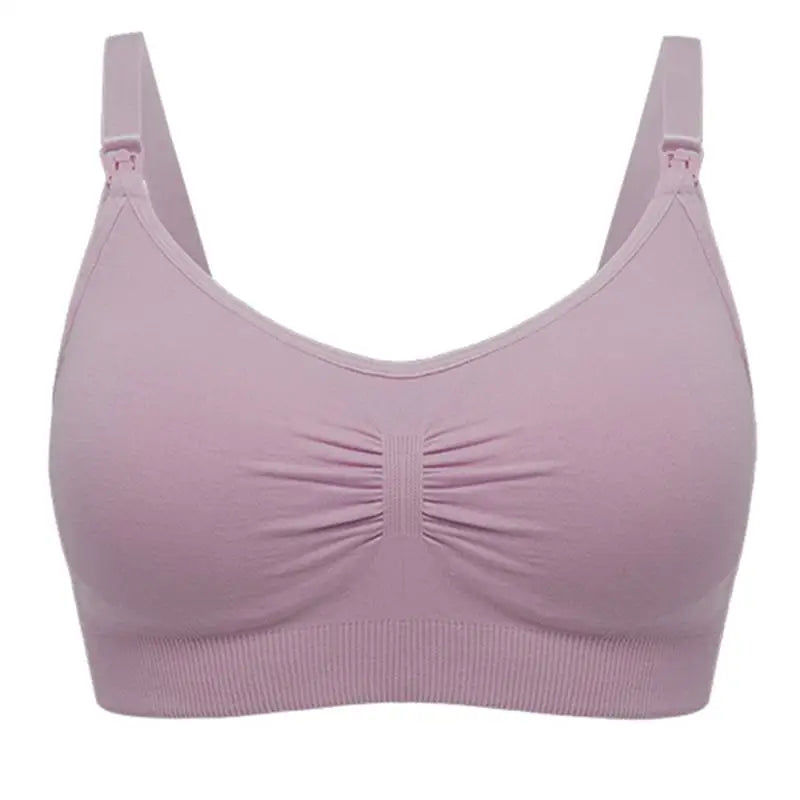 Nursing Bra Boneless Maternity Breastfeeding Breathable Open Clasp Model NB01 Removable Foam Padding Back Closure