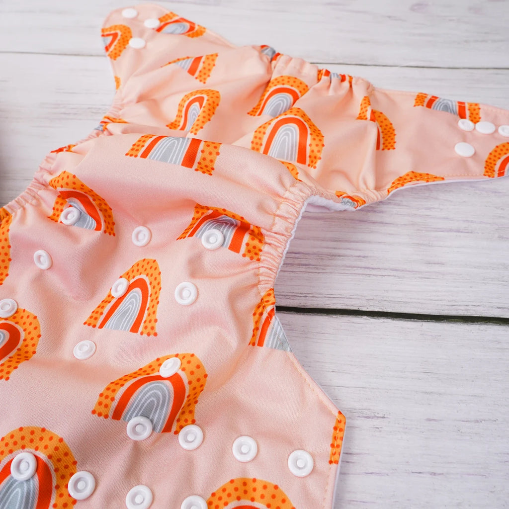 3PCS Baby Waterproof Nappies Cute Underwears Reusable Newborn Cloth Diaper Soft Ecological Toddler Training Pants For Boys Girls