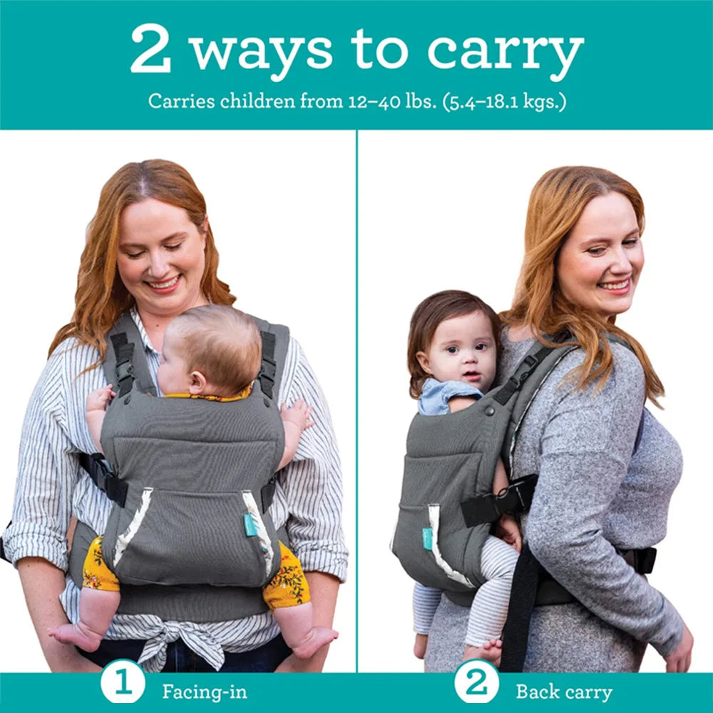 0-24 Moths Baby Carrier with Hat Portable Newborn Backpack Thicken Shoulder Ergonomic Hoodie Kangaroo Baby Strap