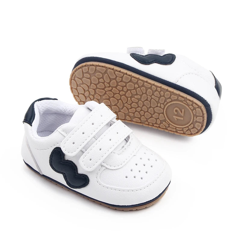 New Fashion Baby Shoes Spring and Autumn High Quality TPR Sole Anti-slip Water Proof Toddler Prewalking Outdoor Sneaker D2736