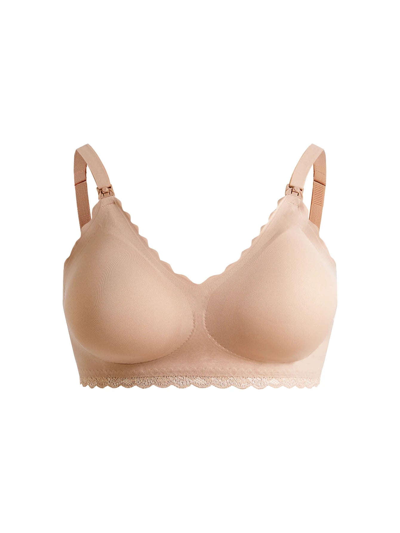 Large Size Pregnant Women Without Bra Nursing Underwear, Comfortable And Soft, Can Install Breast Pump, No Steel Ring Underwear