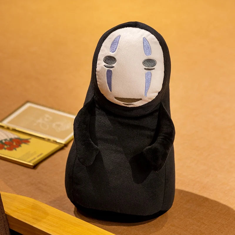 Japanese Anime No Face Man Stuffed Plush Toy Soft Figure Doll Home Decor Birthday Gift Intresting Movie Character Collectible