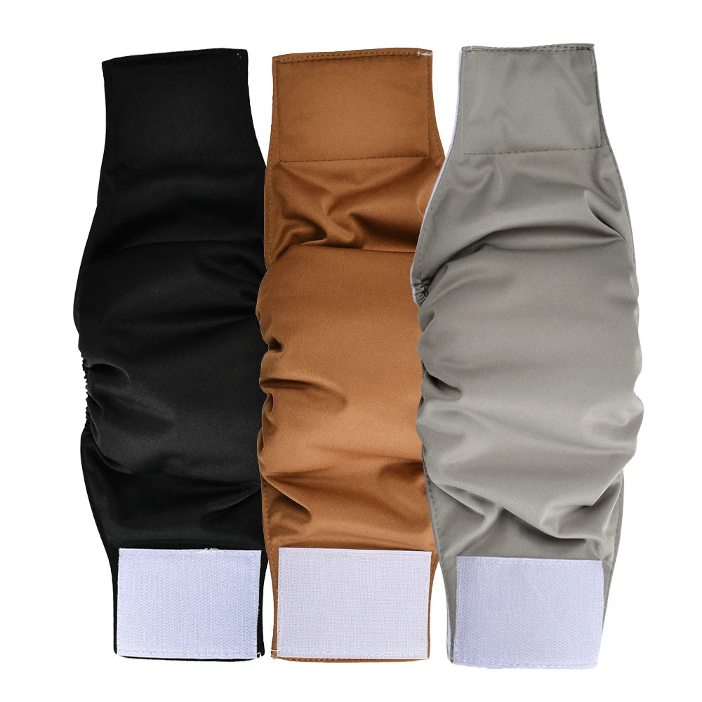 Dog Diapers Male Reusable Physiological Pants For Small To Medium Dogs Breathable Cloth Nappies 3 Pack