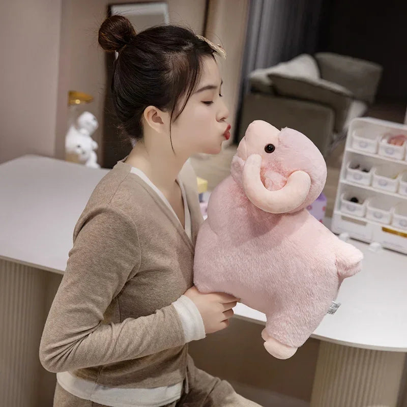 Hot 1pc 25/35/45CM Little Sheep Plush Toys Cute White Goat Stuffed Soft Doll Pillow For Birthday Christmas Gifts