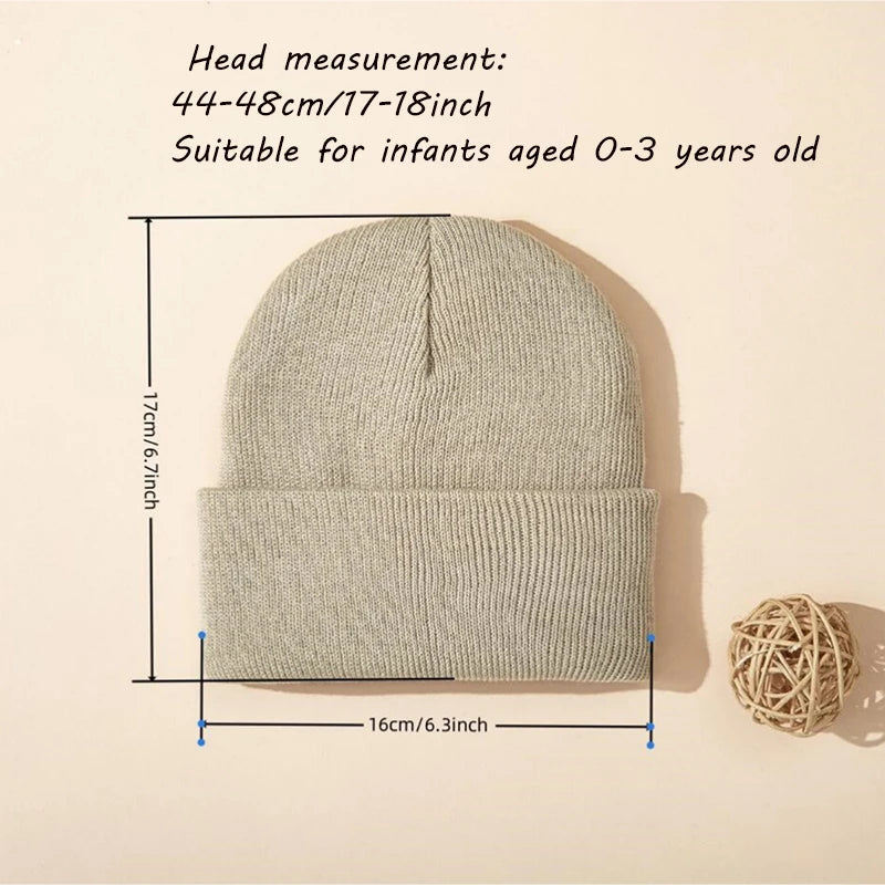 Kids Winter Hats for Newborn Boys Crochet Bonnet Toddler Girl Cap Children Baby Photography Props Boy Accessories Warmer Stuff