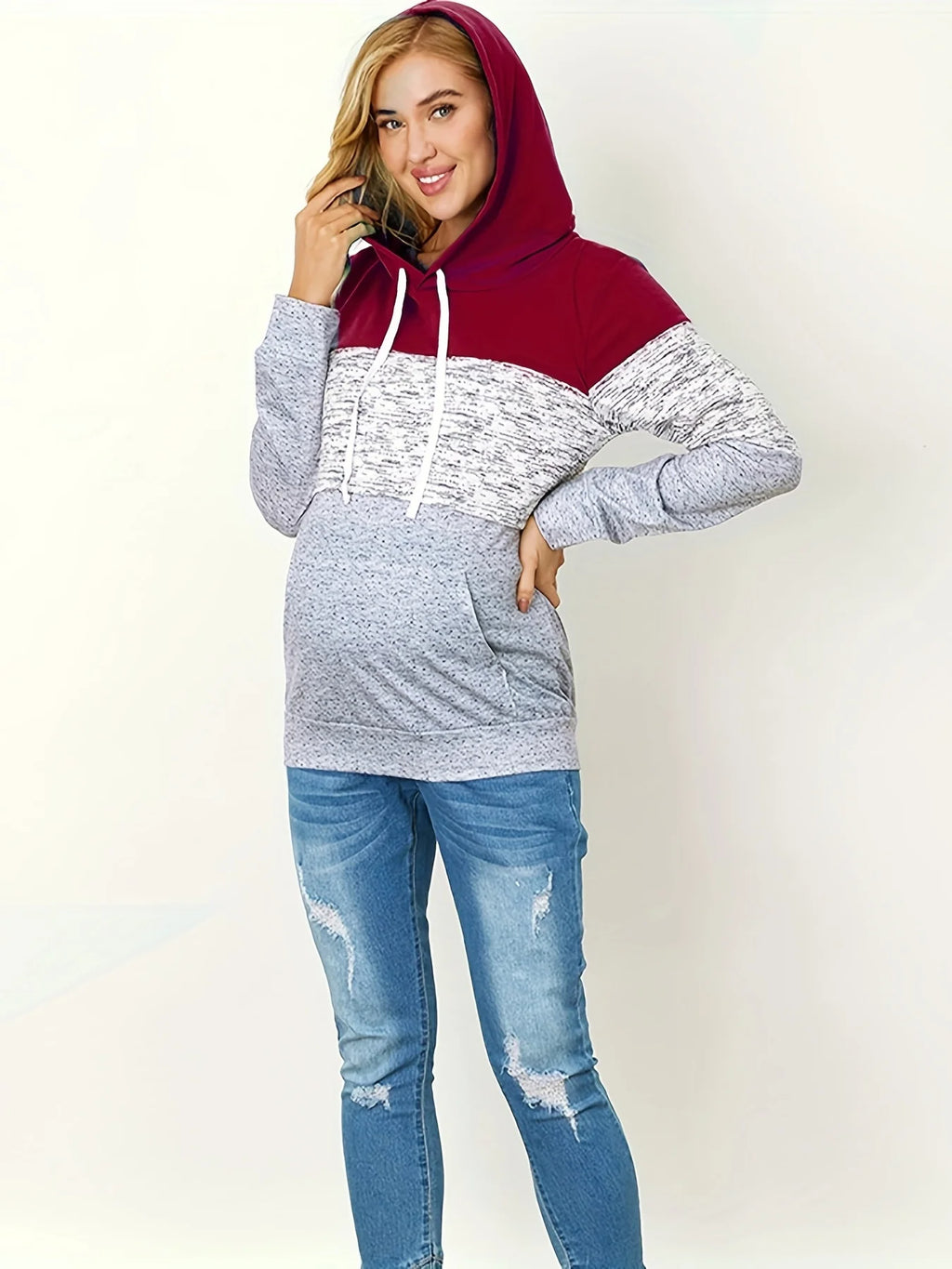 Maternity Pajamas Shorts Womens Maternity Long Sleeve Crew Neck Printed Nursed Tops T Shirt For Breastfeeding Pregnancy Clothin