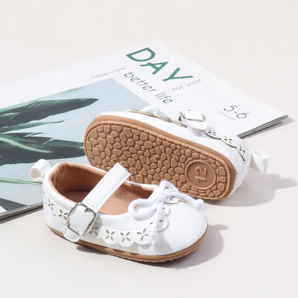 Hot Selling Spring And Autumn Baby Girls First Walking Toddler Shoes Cute Design For 0-18M Baby Girl Princess Shoes BBW7173