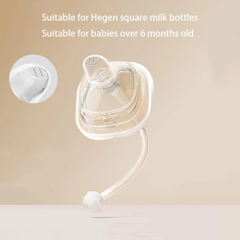 AN PEI Square Bottle Accessories For Hegen Bottles Cup Cover Handle Nipple Universal
