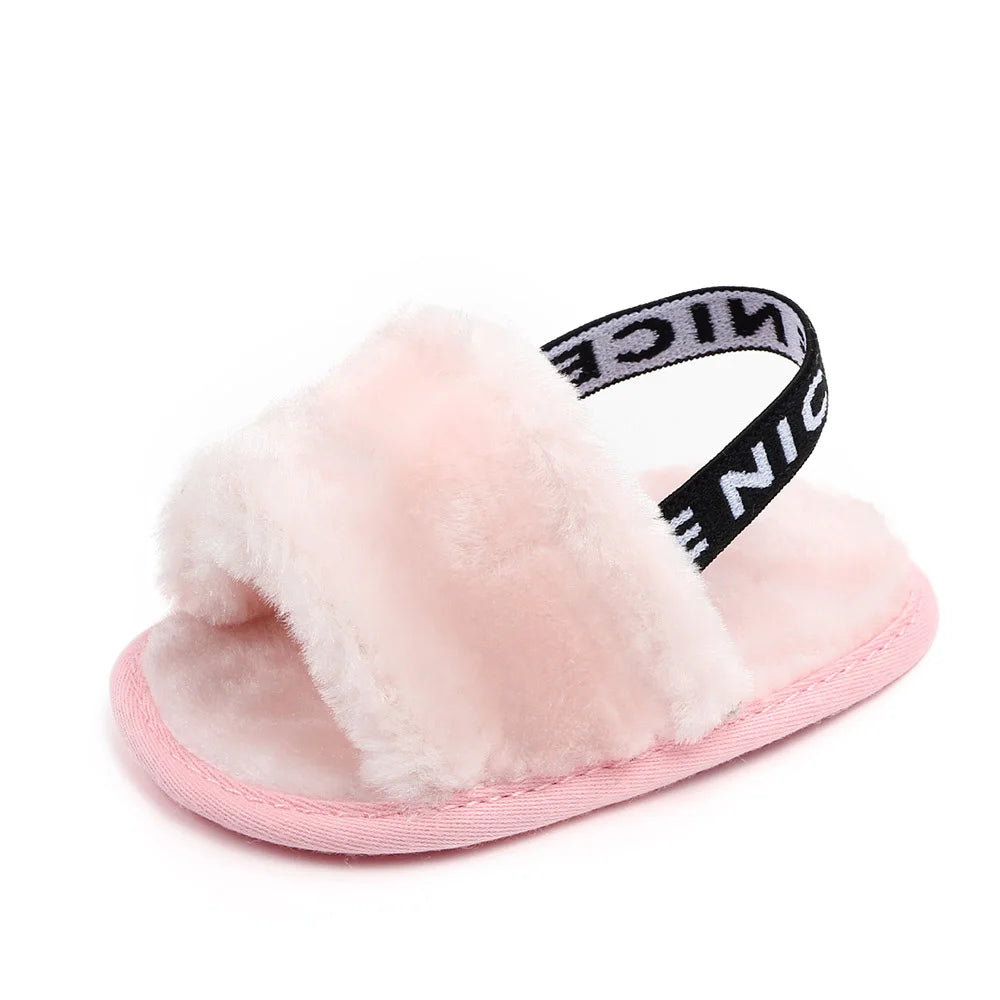 Baby Winter Soft Slipper For 0 To 18 Months Non Slip Plush Warm Shoes For Boys And Girls Model 2024