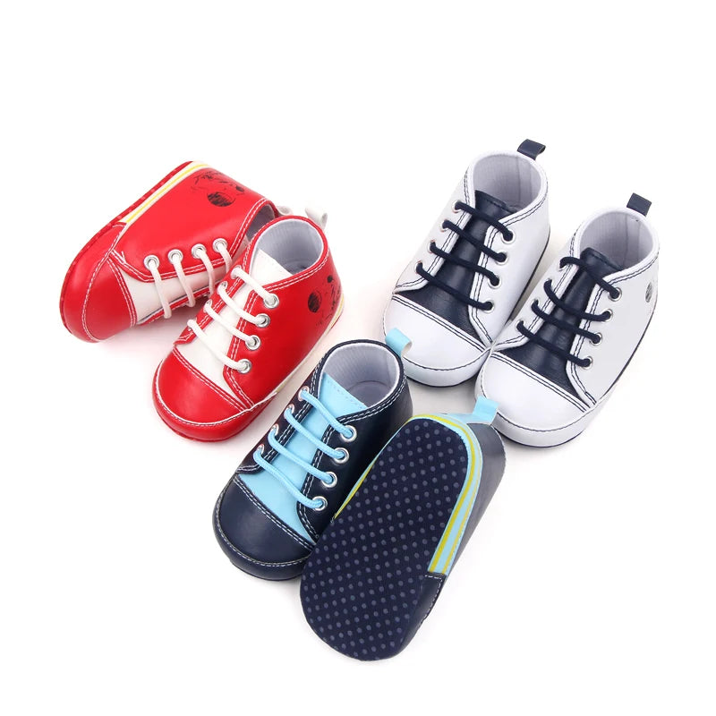 Spring Autumn New Product 0-1 Years Old Baby Shoes Canvas Shoes Baby Shoes for Learning to Walk Boys' and Girls' Baby Shoes