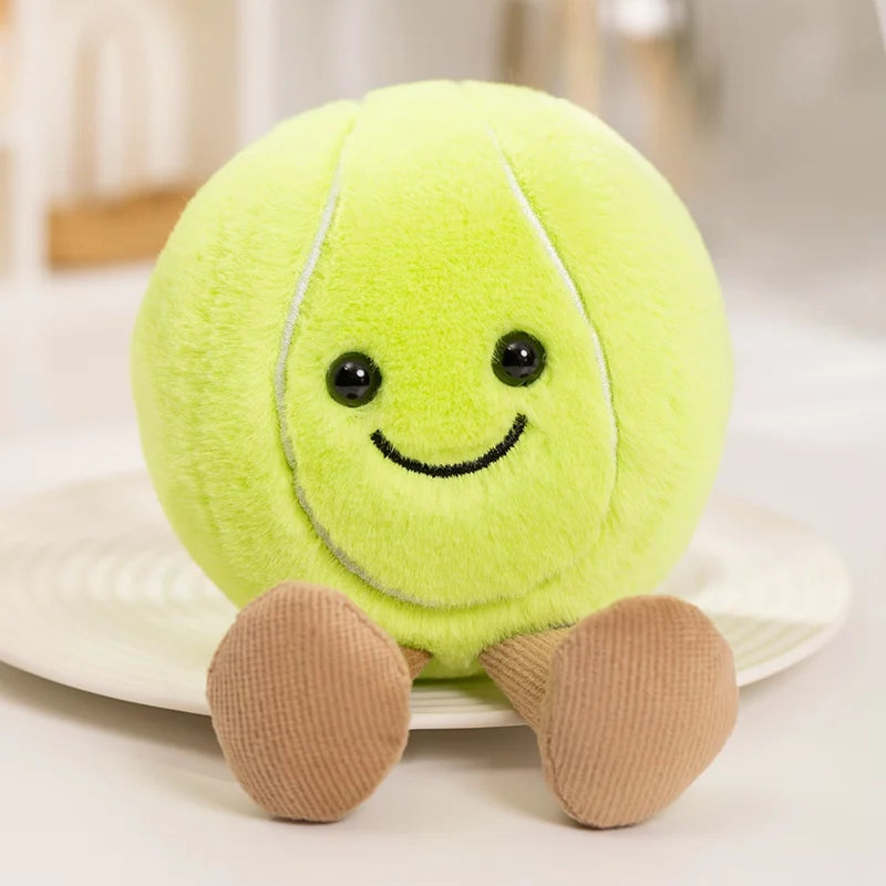 Aurora Multi Sport Plush Toy Soft Pillow Featuring Basketball Football Tennis Baseball Billiards Model 0000