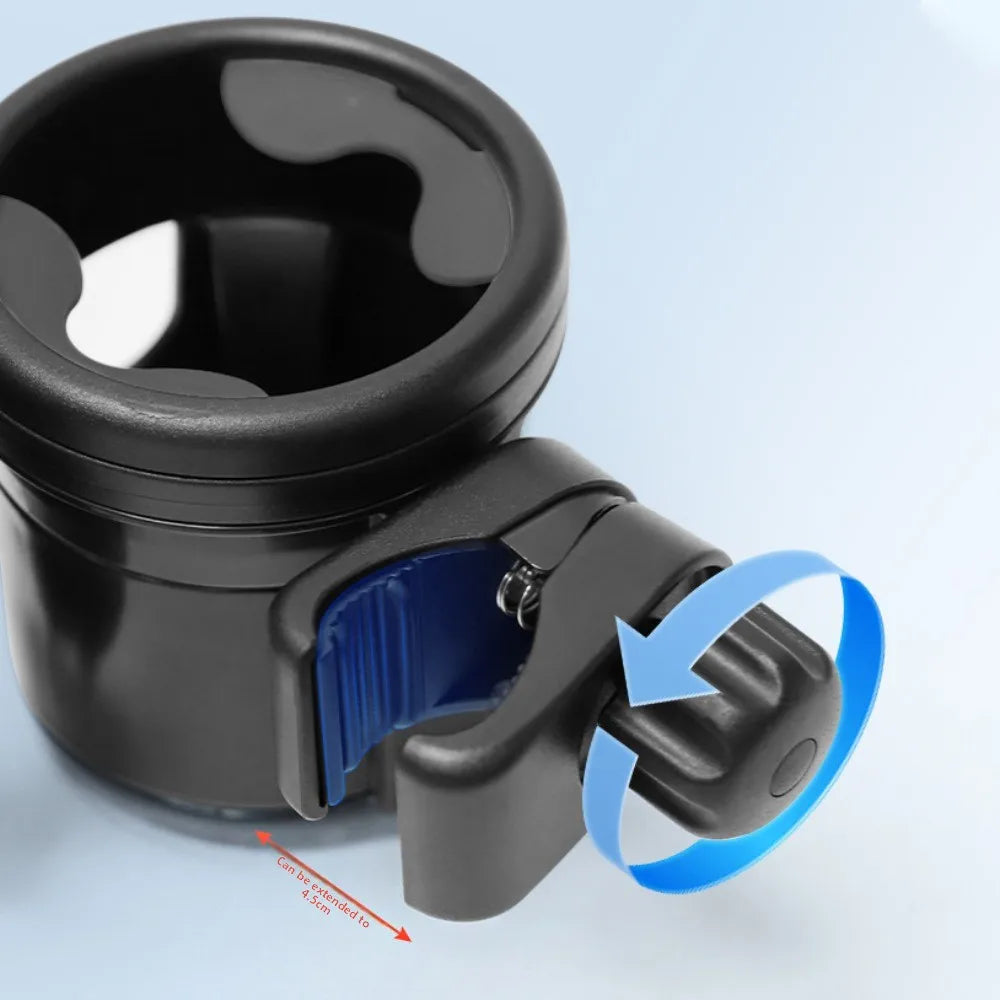 Anti-slip Baby Stroller Cup Holder Easy To Install Adjustable Kids Cup Stand Rotatable Phone Holder