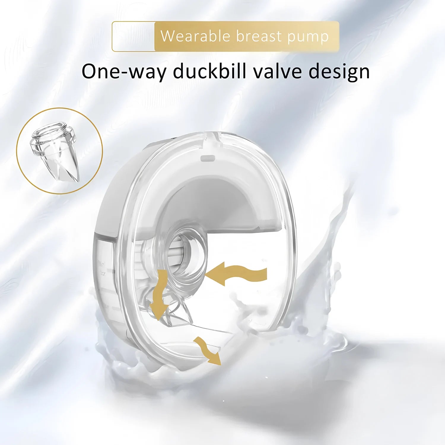 Portable Wearable Breast Pump Hands Free Electric Breast Pump with LED Screen for Breastfeeding 3 Modes 9Suction Level Low Noise