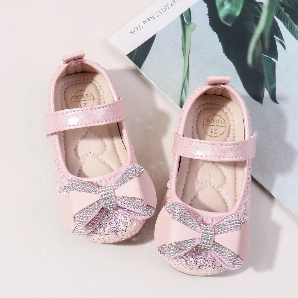 2025 Summer And Autumn Baby Girls First Walking Toddler Shoes Fashion Sequins Baby Girl Sandals For 0-3Y Kids Princess Shoes