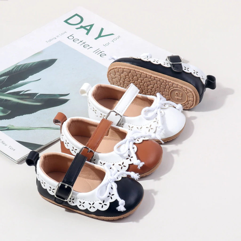 Hot Selling Spring And Autumn Baby Girls First Walking Toddler Shoes Cute Design For 0-18M Baby Girl Princess Shoes BBW7173