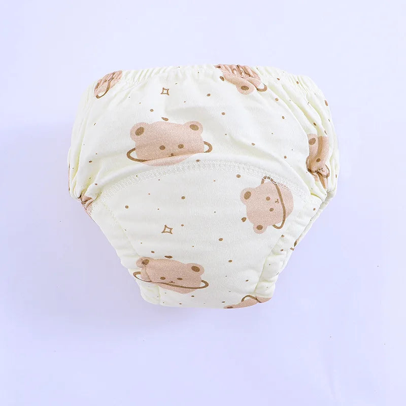Newborn Training Pants Baby Cotton Shorts Print Washable Underwear babies Boy Girl Cloth Diapers Reusable Nappies Infant Pantie