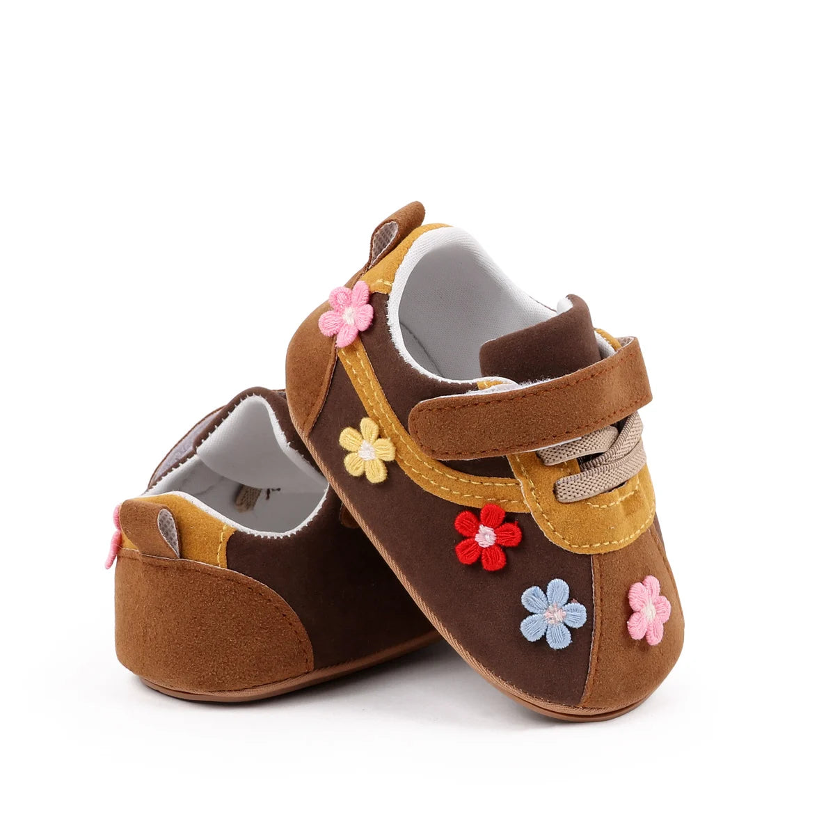 Spring And Autumn Baby Boys And Girls First Walking Toddler Shoes 0-1 Years Old High Quality Sneaker PU Leather TPR Sole
