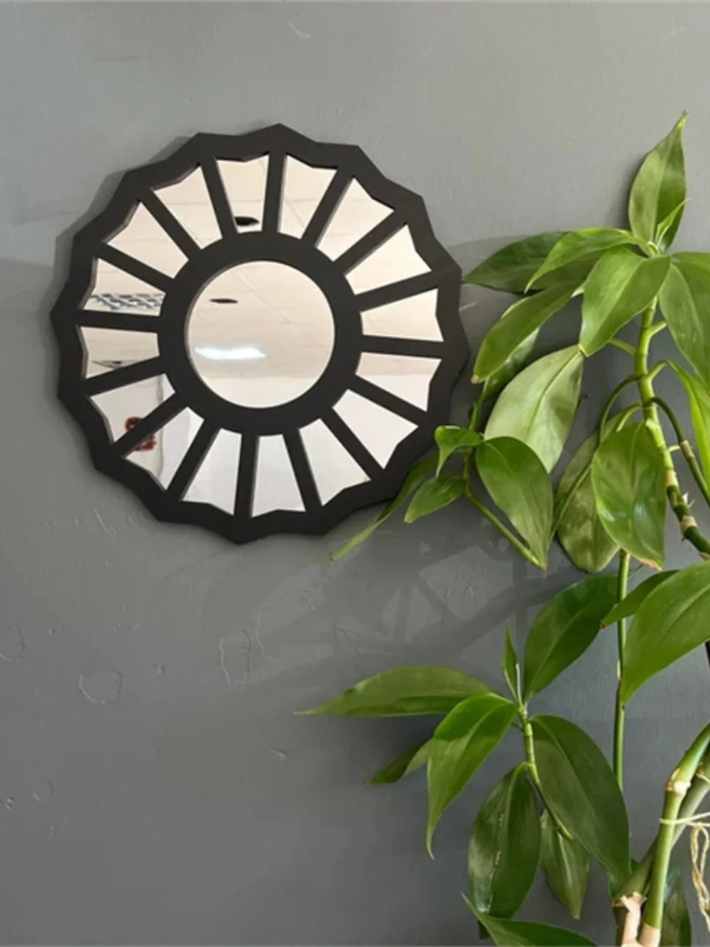 Divine Feminine 3D Mirror - Handmade Wood & Acrylic Wall Decor