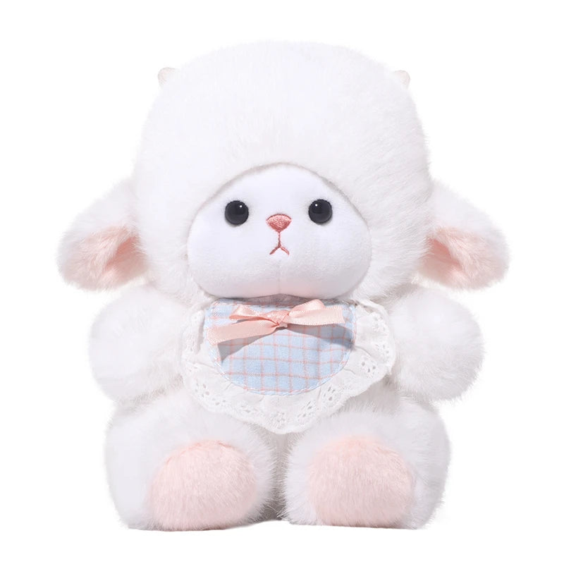 Cuddly Sheep Rabbit Dog Dinosaur Fox Plush Toy for Kids Cute Stuffed Animal Lamb Doll Children's Gift Soft Sleeping Appease Toy