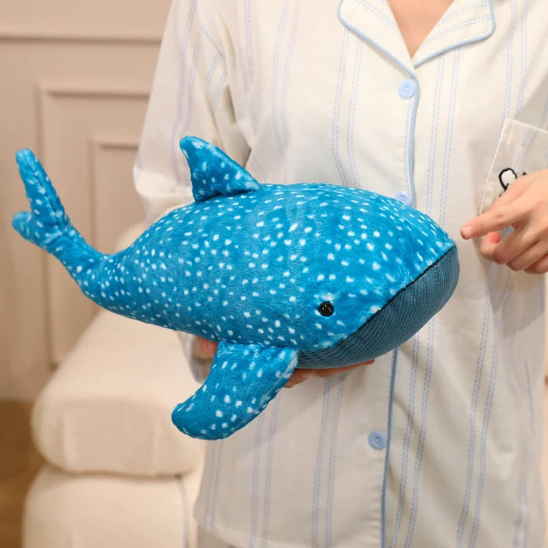 Lovely Whale Plush Toys Stuffed Soft Animal Blue Whale Dolls Kawaii Toy for Birthday Christmas Gift