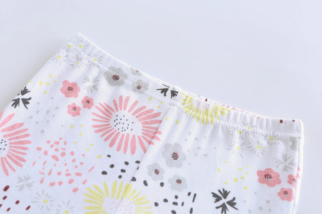 kiddiezoom 4 PCS/Lot  Four Seasons Unisex Newborn Baby Boy Girl Pants 100%Cotton Soft Baby trousers