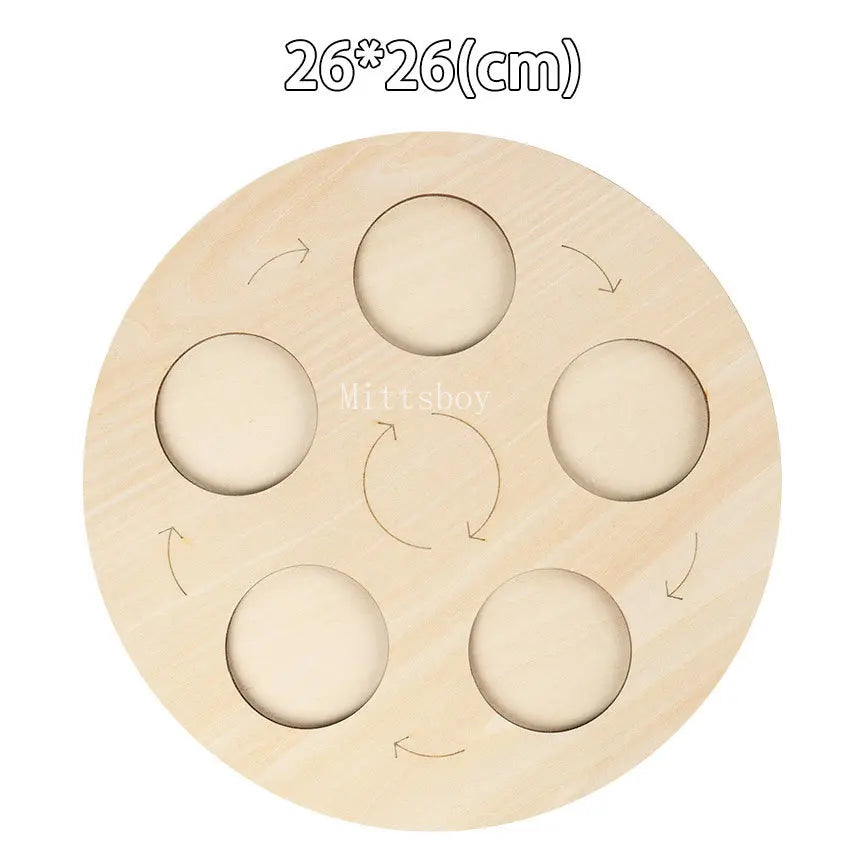 Montessori Wooden Insect Life Cycle Board For Preschool Learning Teaching Growth Cycle Model Set LC01