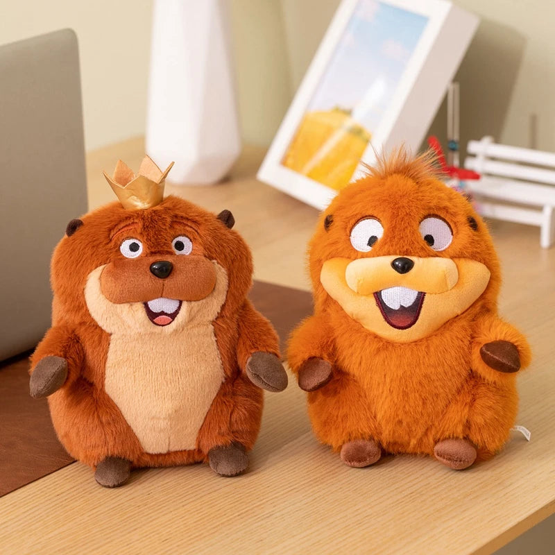 2026 New Hoppers Tom Lizard Plush Doll Anime Peripherals King George Mabel Loaf Beaver Plushie Stuffed Toys Soft Toy Collectible