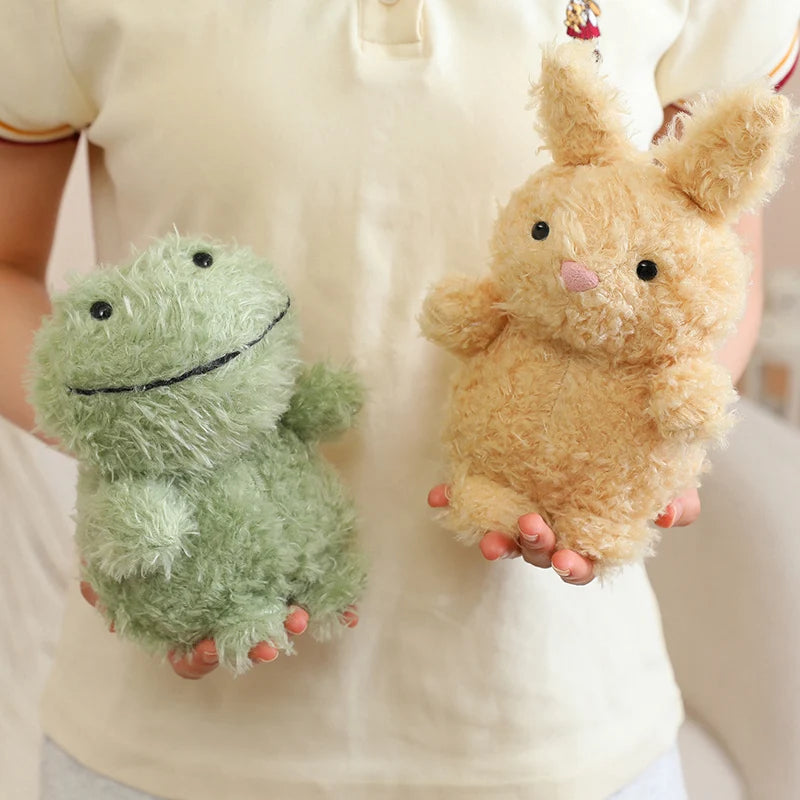 20cm Soft Furry Plush Toys Kawaii Cute Fox Owl Pig Lamb Chick Duck Stuffed Animals Toys Pp Cotton Plushies Dolls Gifts Children