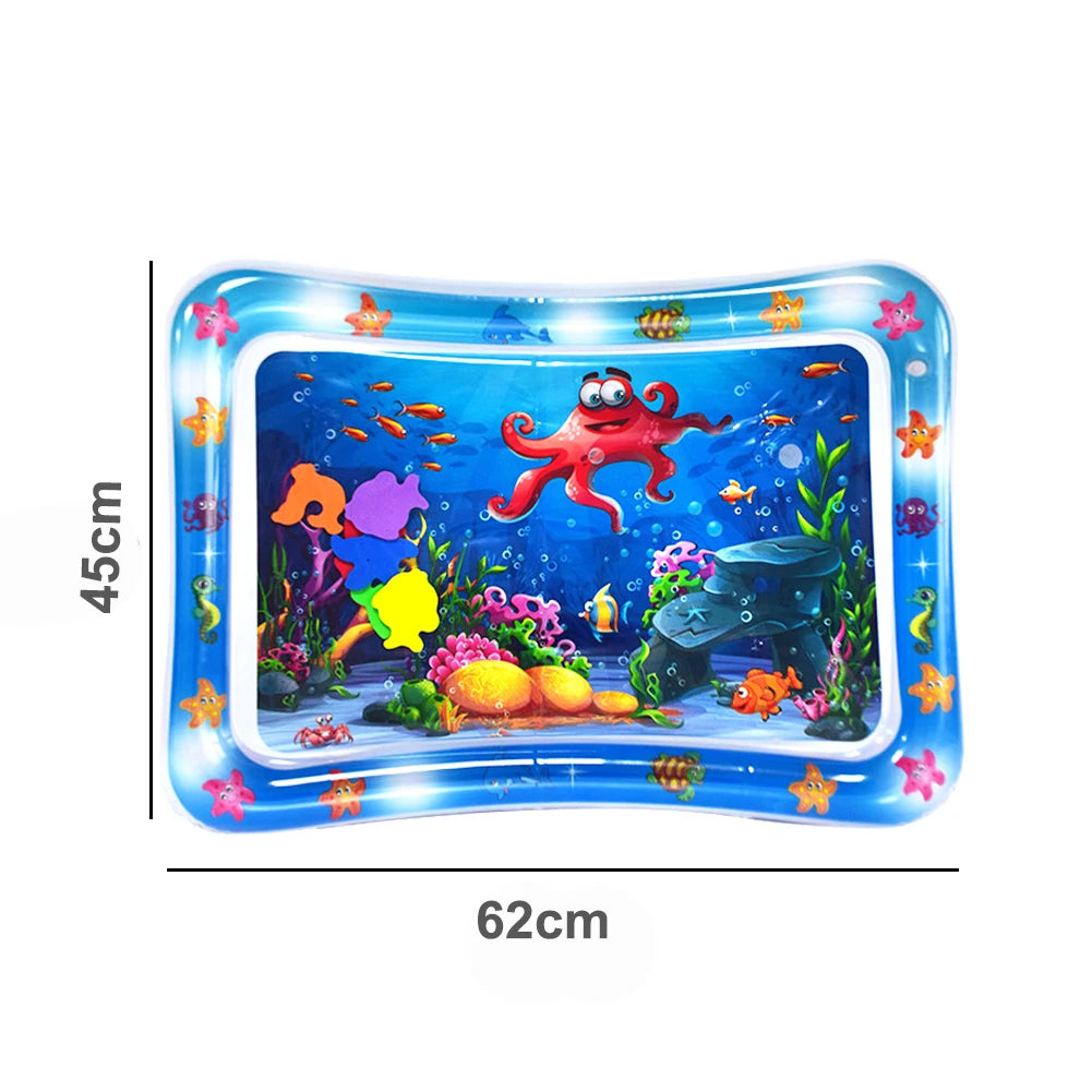 Baby Water Play Mat Inflatable Toys PVC Children's Mat For Tummy Time And Educational Play