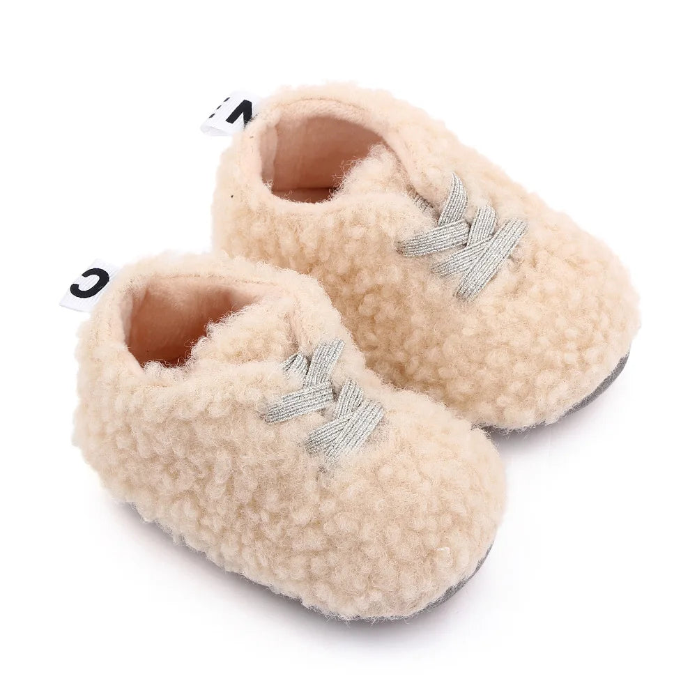 Baby Winter and Autumn Style Multiple Choices High Quality Soft Cotton Warm and Plush Toddler Shoes Anti-slip Sole Prewalking
