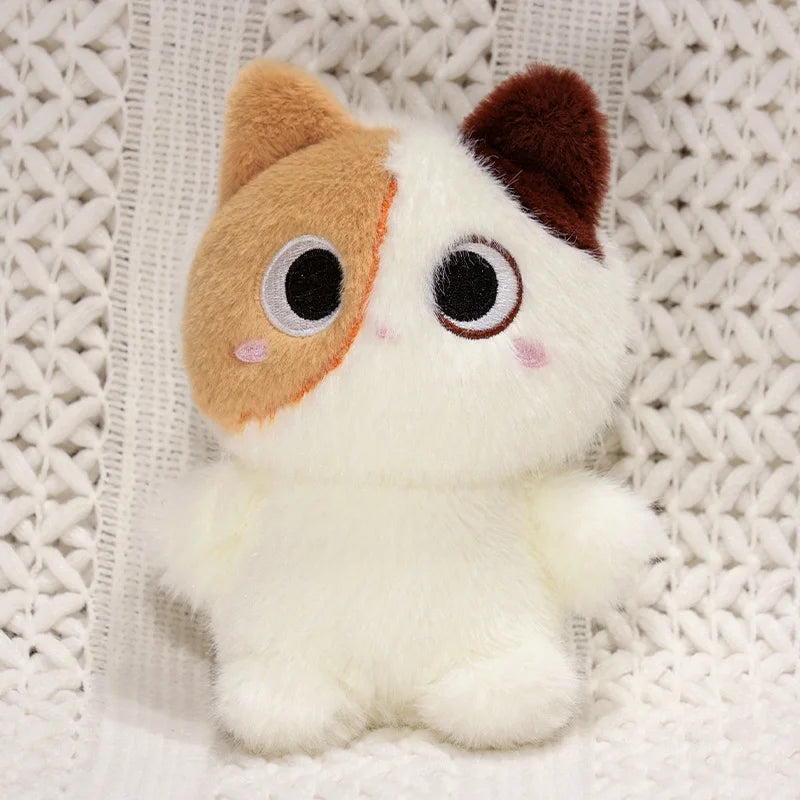 Aurora World 20cm Siamese Cat Plush Toy Orange And Black Kitten Animal Doll For Kids Birthday Gift