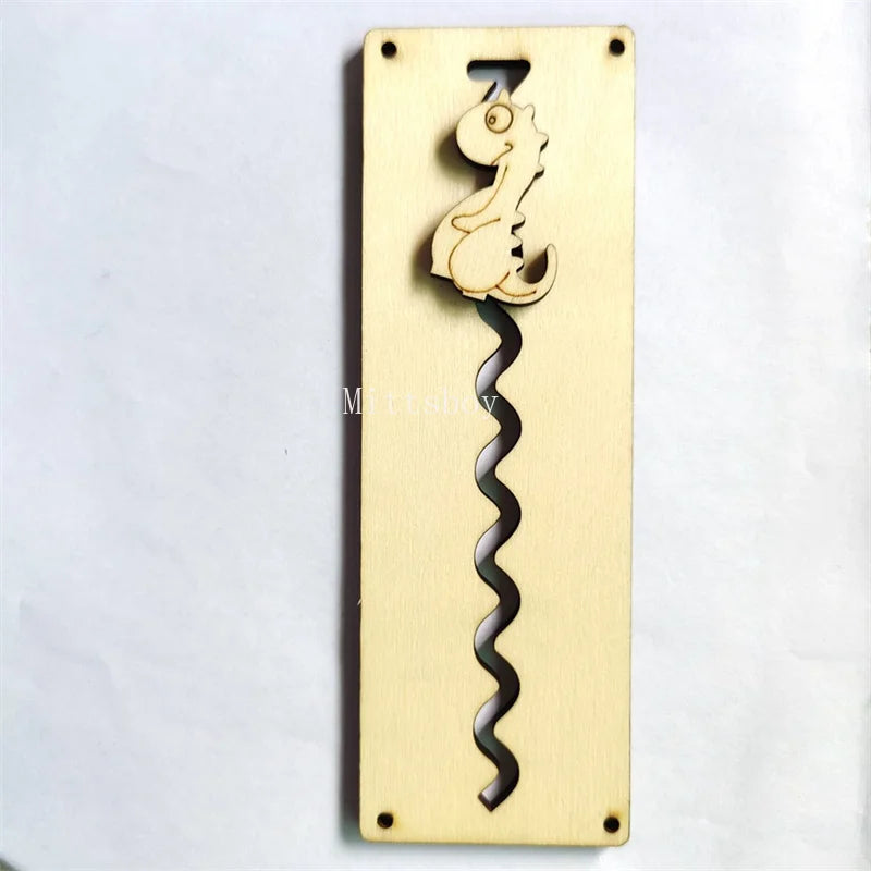 Busy Board Educational Toy For Children Seesaw Switch Valve Wood Chips Bottom Plate Model 01