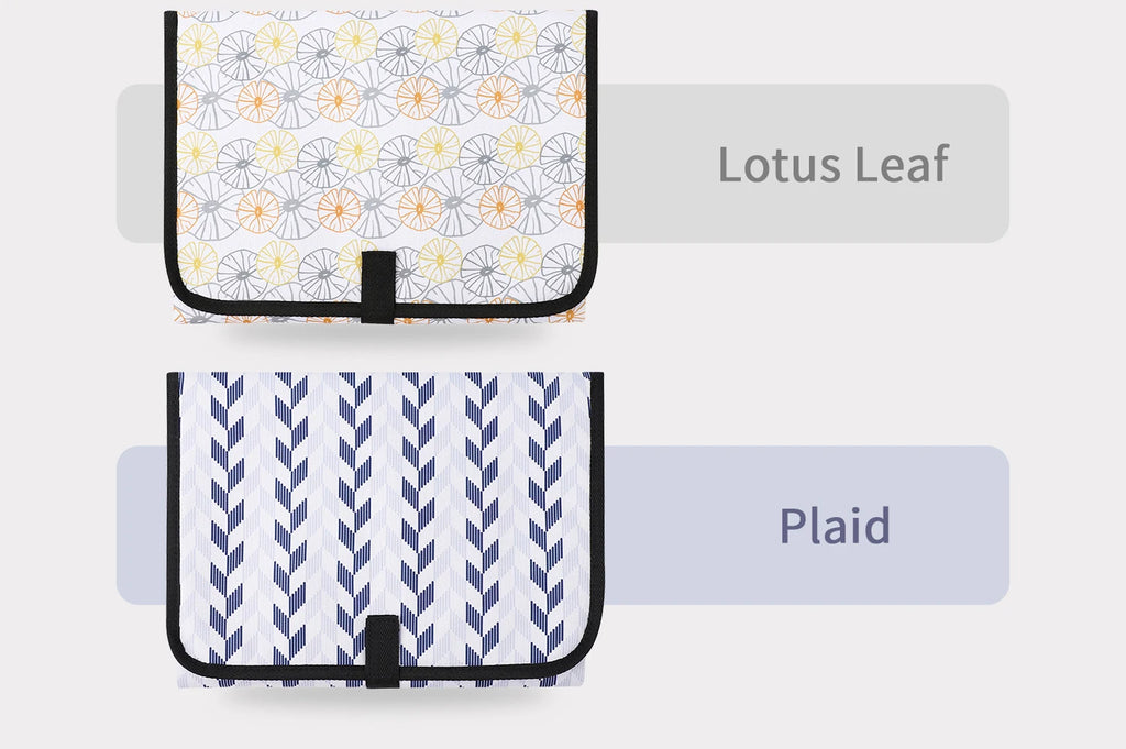 Portable Baby Diaper Mat Foldable Waterproof Cushion Multifunctional Changing Pad Travel Easy Storage Polyester Fiber