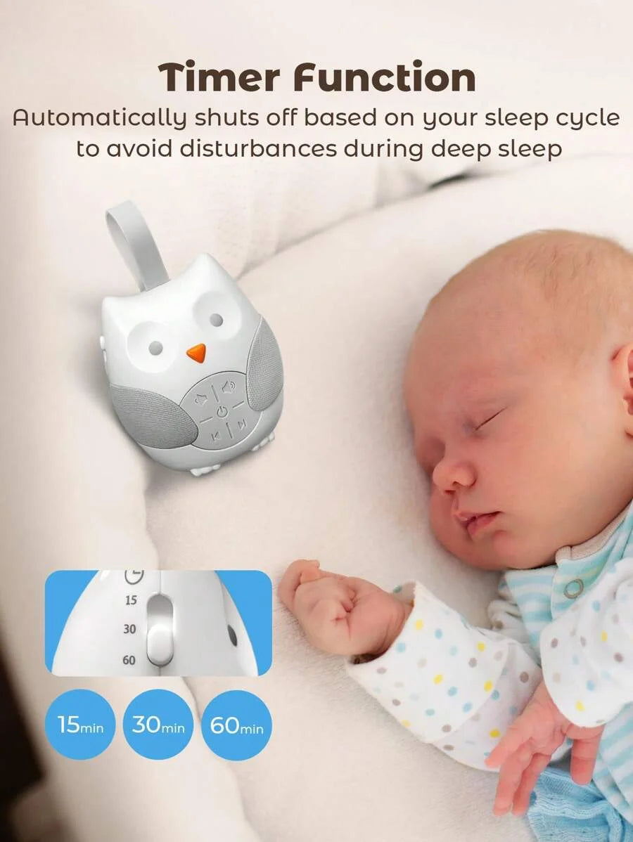 Portable Sleep Sound Toddler White Noise Machine Soothing Music Player Sleep Home for Baby Room Stroller Lullaby boys Girls Gift